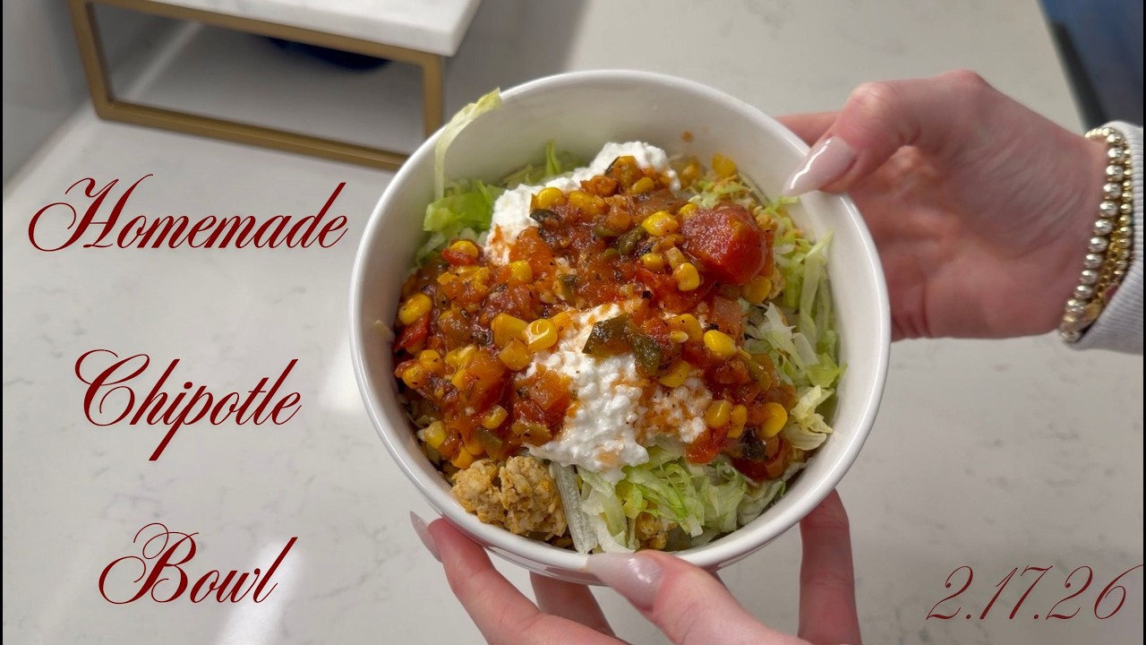 My Homemade Chipotle Bowl🥬🥗🍽️