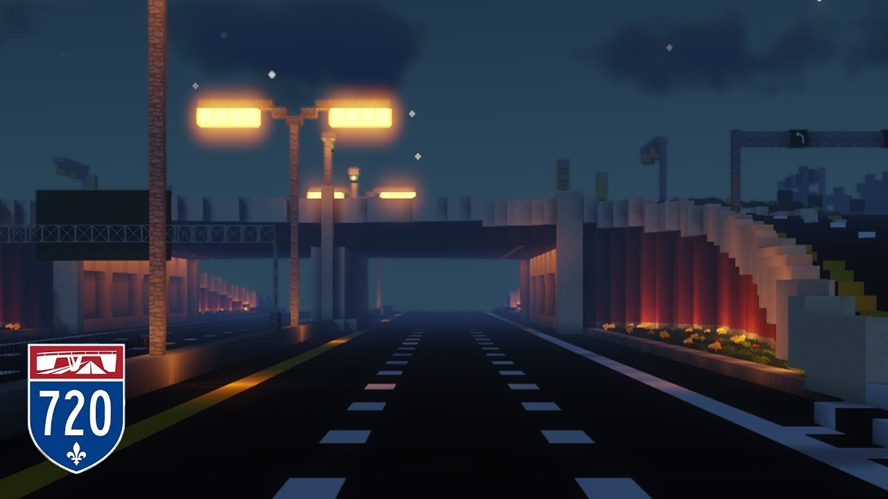 North River | Highway Trip In Minecraft In Night #6 !!!