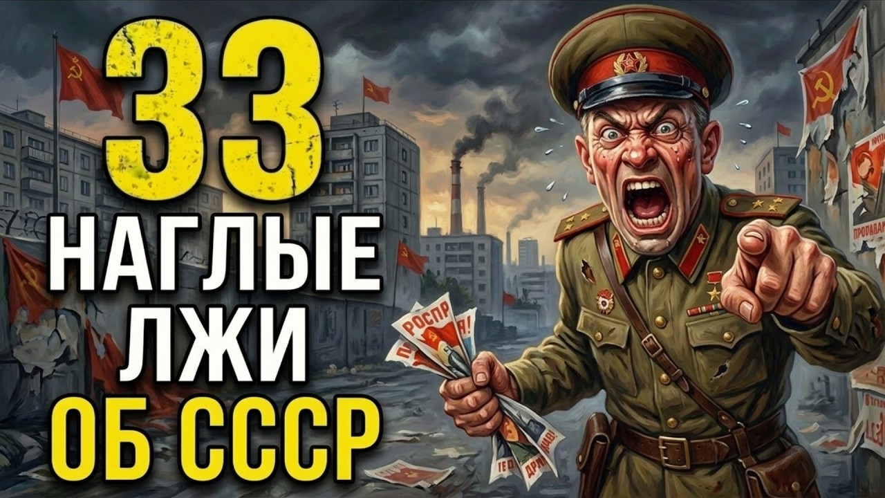33 ЛЖИ Об СССР, Которые ДЕСЯТИЛЕТИЯМИ Выдавали За ПРАВДУ