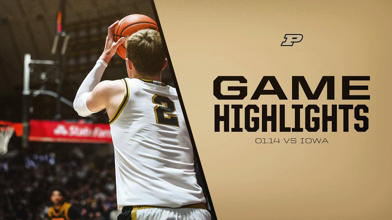 Highlights: #5 Purdue 79, Iowa 72