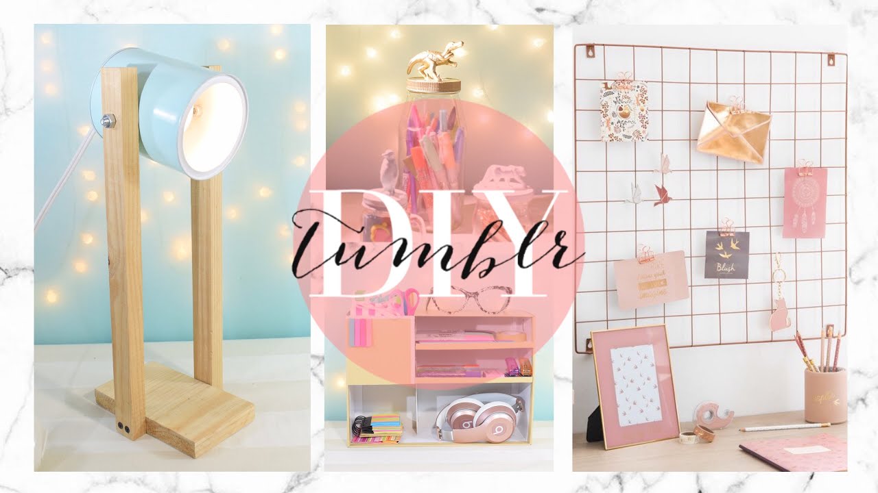 DIY ROOM ORGANIZATION || LIFE HACKS || ORGANIZA TU ESCRITORIO|| TUMBLR DIY