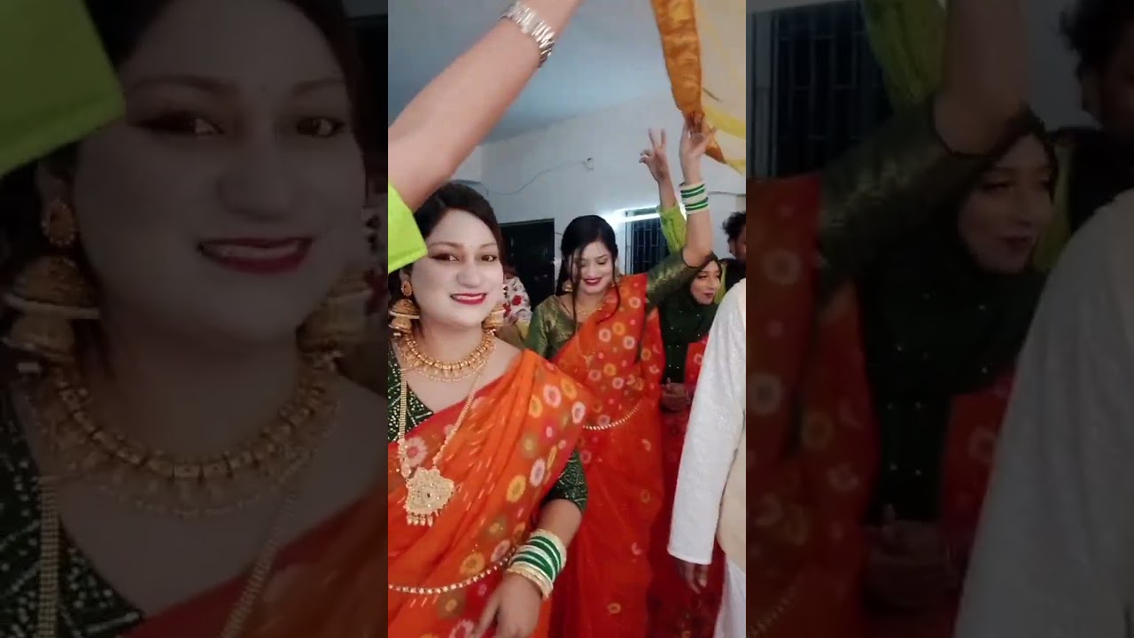 খালাতো ভাই এর হলুদ নাইট এর Mini Vlog  আমরা সবাই #minivlog #loveyou #yellownight