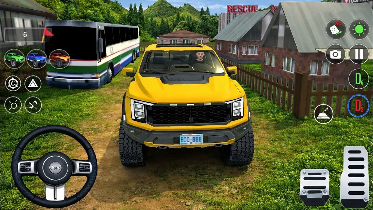 4x4 Offroad Jeep Driving Simulator 3D - Drive SUV 4x4 jeep Offroad GamePlay - Android GamePlay