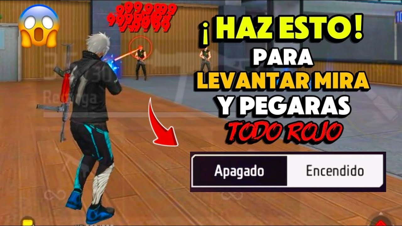 👹COMO LEVANTAR MIRA CORRECTAMENTE🎯y PEGAR TODO ROJO🩸en FREE FIRE | Kise17