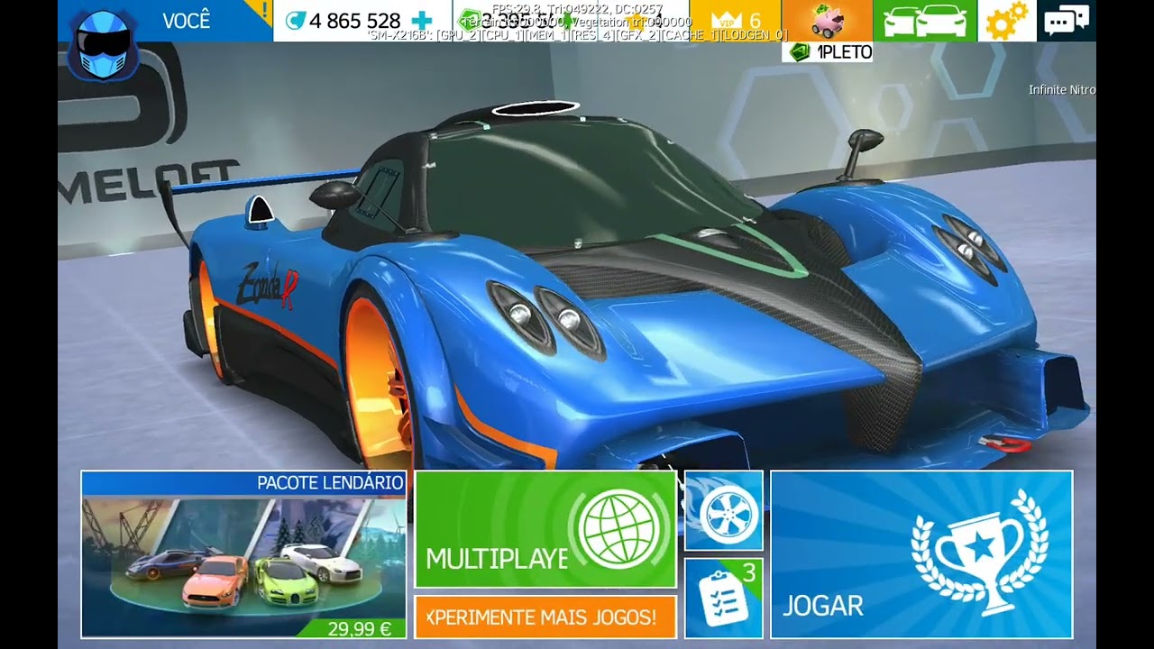 Asphalt nitro debug versions 