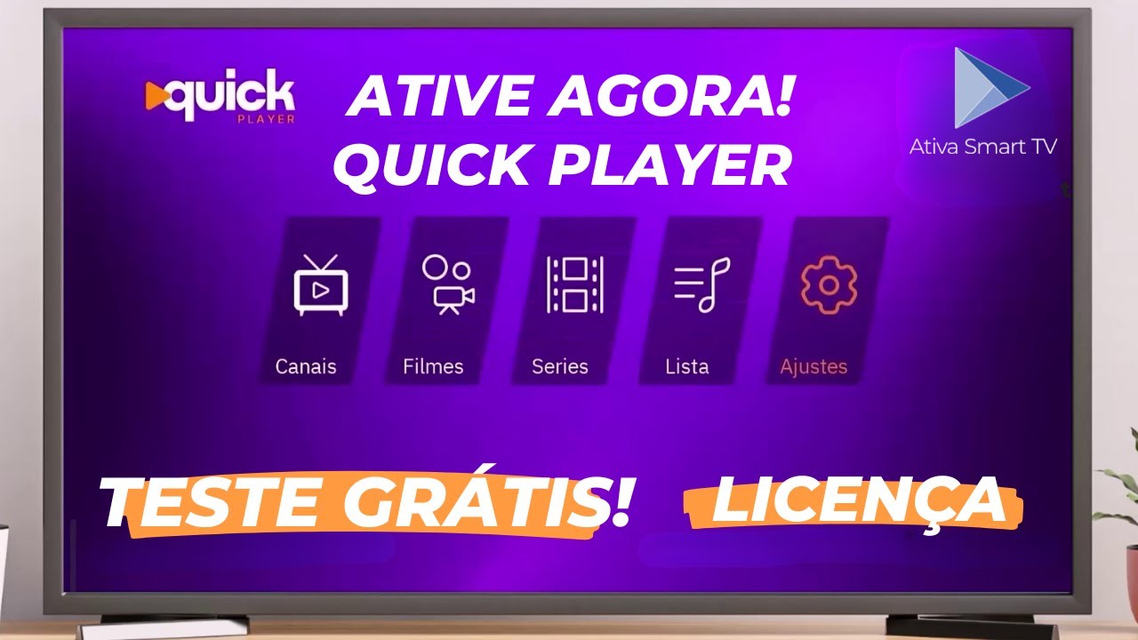 Como Ativar  Quick Player na  TV ❘ Com Teste Gr&aacute;tis