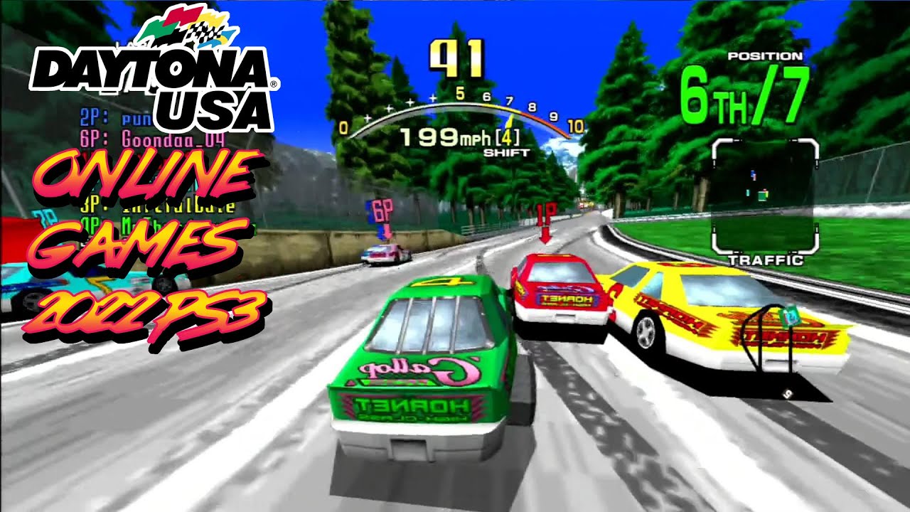 Daytona USA - 777 Speedway PS3 (7P Online Multiplayer)