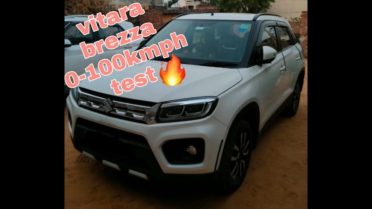 MARUTI SUZUKI VITARA  BREZZA PETROL 0-100KMPH SPEED TEST