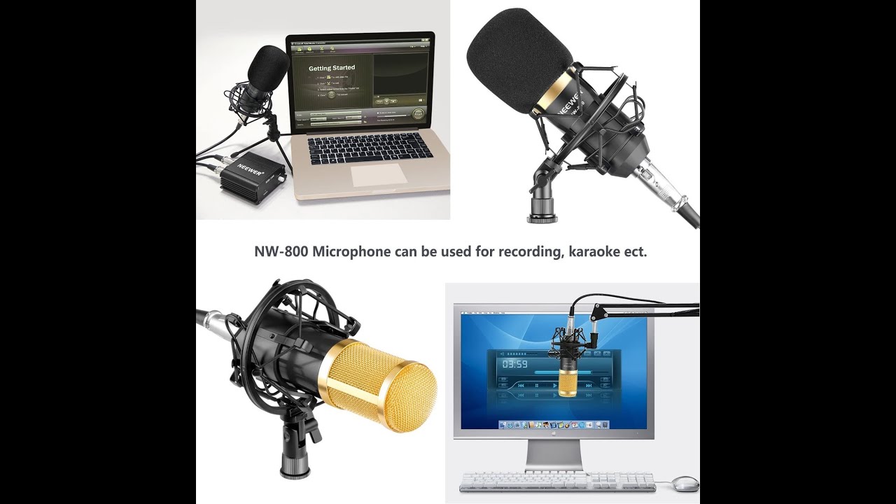 Neewer NW-800 Kit de Microphone à Condensateur, test