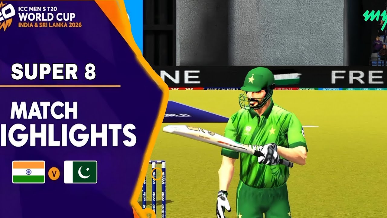 ICC MEN.S T20 WORLD🏏 CUP SUPER 8 INDIA VS PAKISTAN FULL HIGHLIGHTS🥎