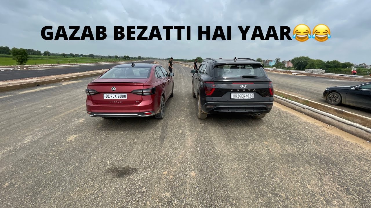 DRAG RACE: VW VIRTUS GT vs CRETA TURBO