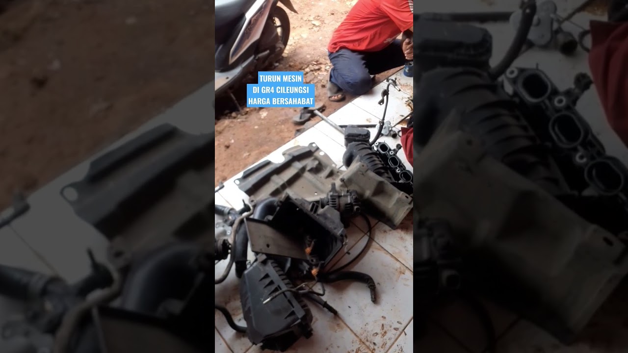 turun mesin vios limo gen 2 di bengkel spesialis ex taksi