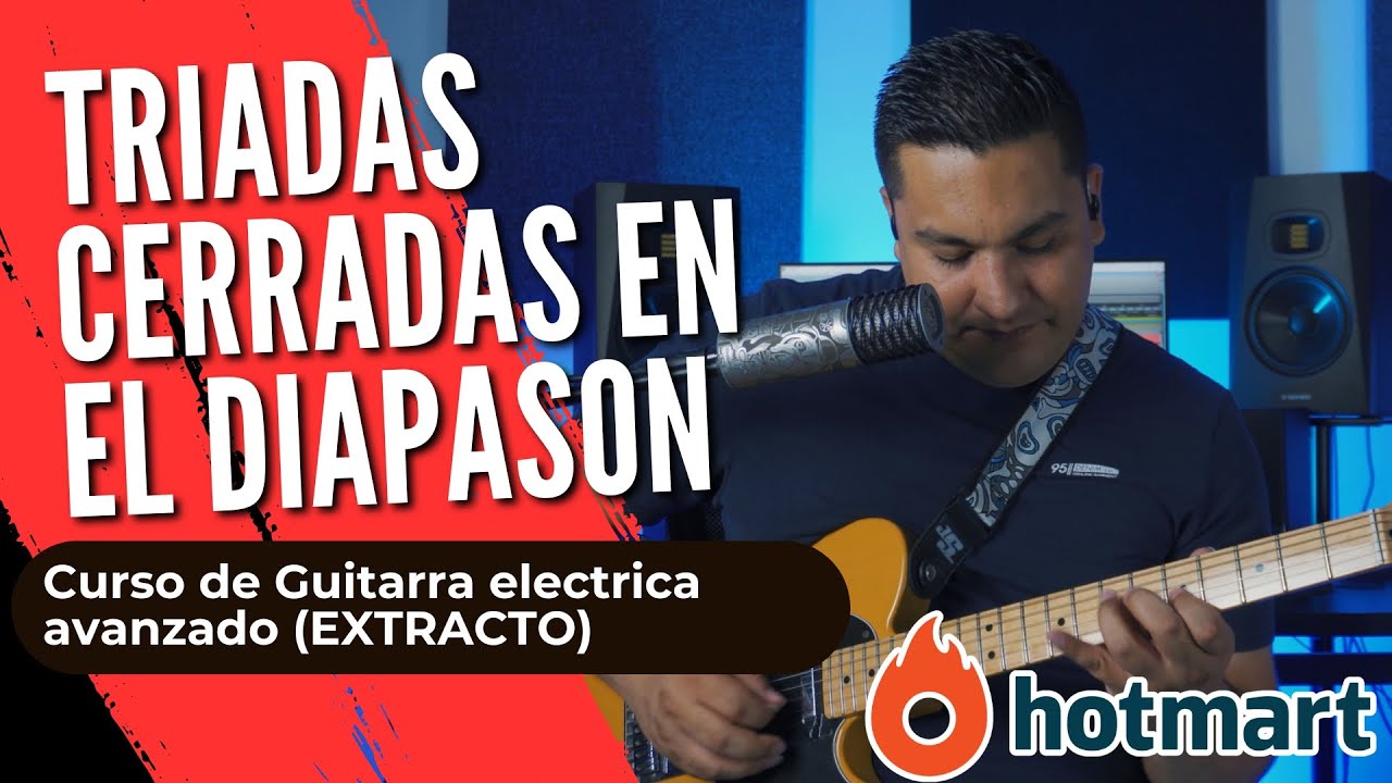 Triadas Cerradas y abiertas para hacer solos -EXTRACTO curso de Guitarra para guitarristas avanzados