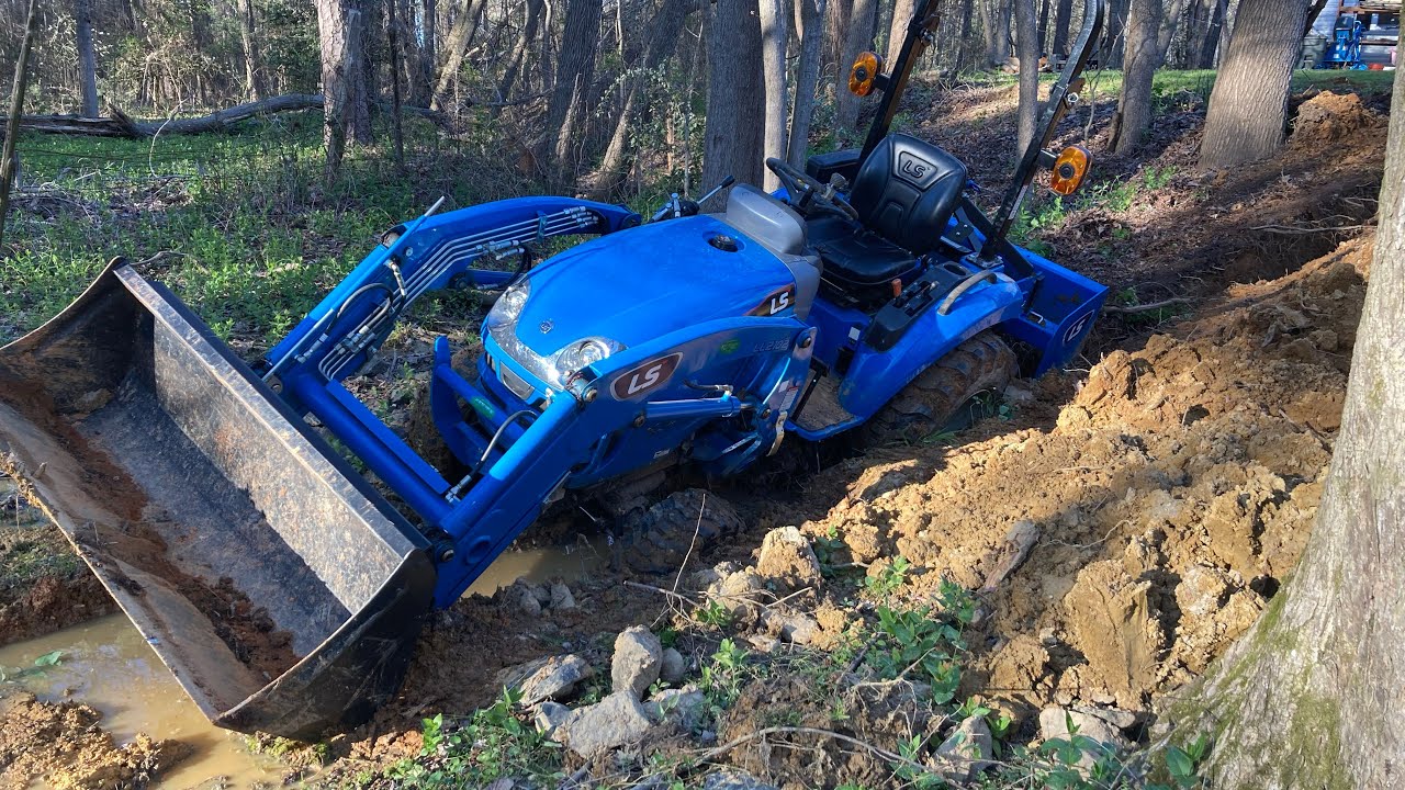 Getting a tractor unstuck