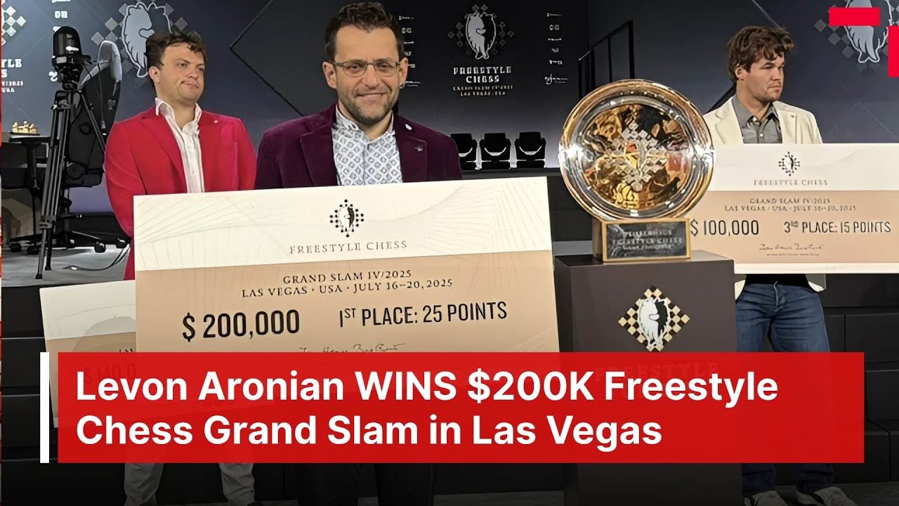 CHESS KING ARONIAN WINS $200K IN VEGAS! | Freestyle Grand Slam Final Highlights | AD1E