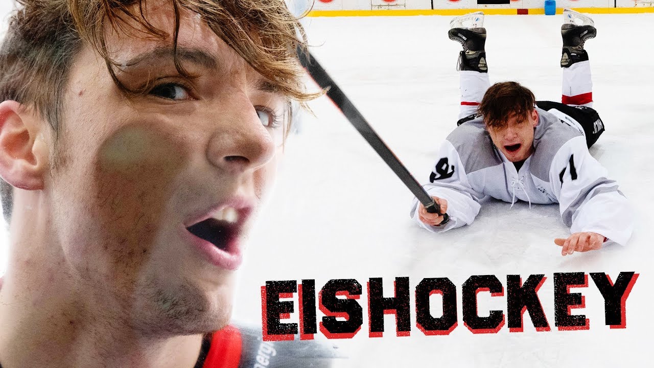 EISHOCKEY gegen PROFIS 😨 - Lochi vs. Lochi