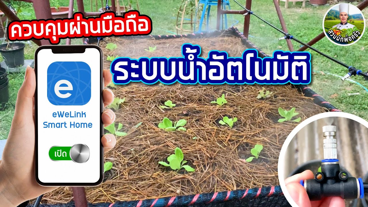 วิธีติดตั้งระบบน้ำอัตโนมัติ ระบบน้ำอัจฉริยะ ระบบน้ำควบคุมผ่านโทรศัพท์มือถือ