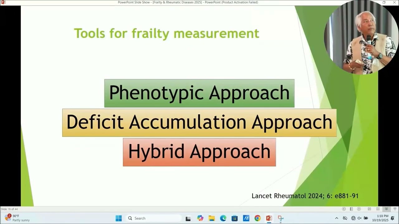 Elderly Rheumatology and Frailty