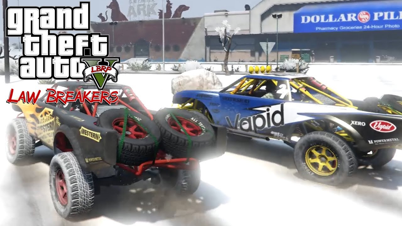 GTA 5 Roleplay LBRP - #14 - (Race) Snowy Harmony Shootout