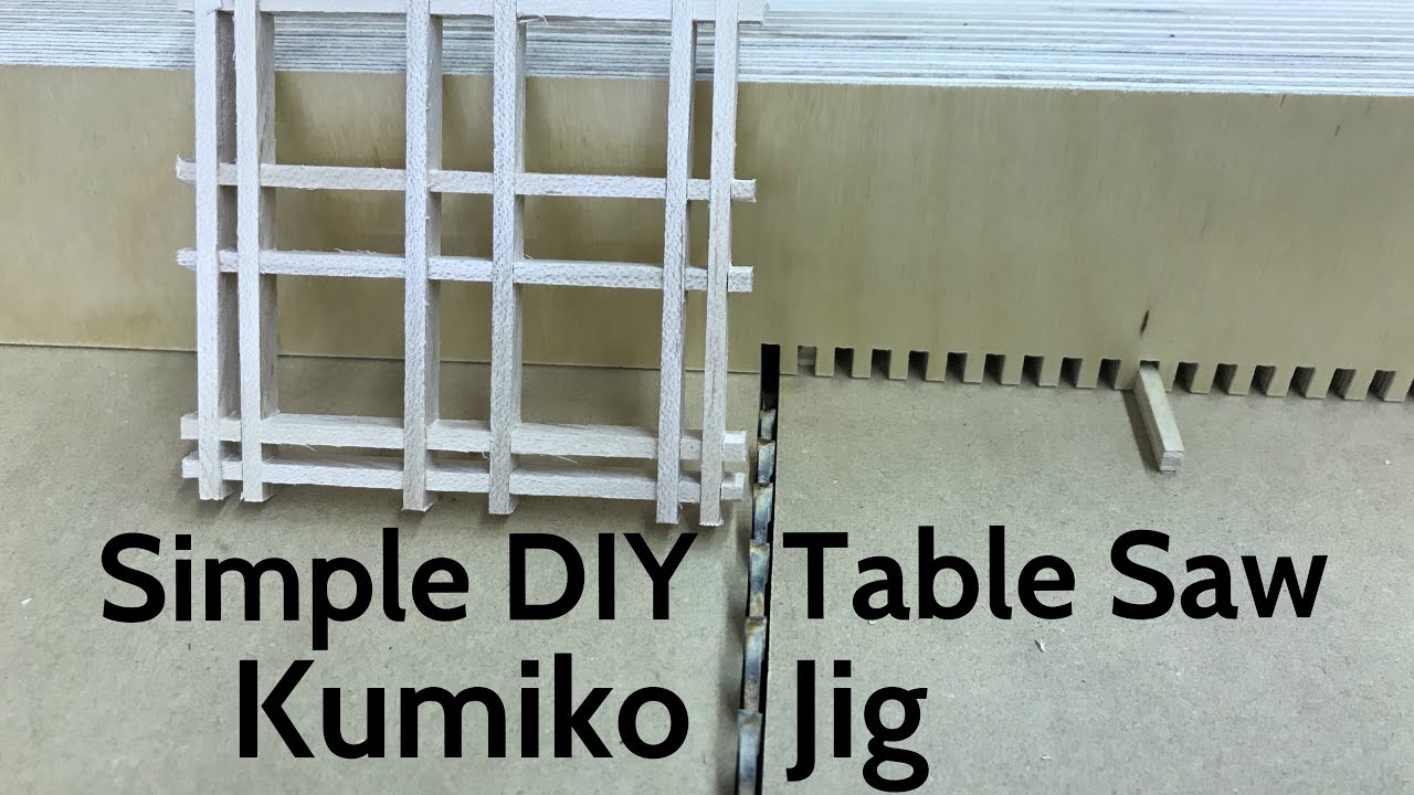 Easy DIY Kumiko and Box Joint Jig