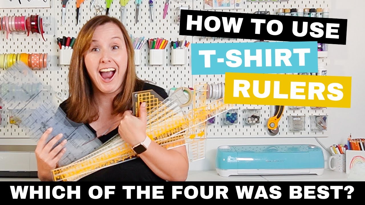 How to Use Four Types of T-Shirt Rulers for Placing Decals and Images on Shirts