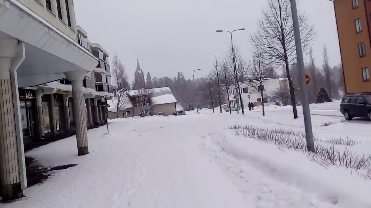 Menossa kohti Mäntsälän kirkkoa 11.3.2018
