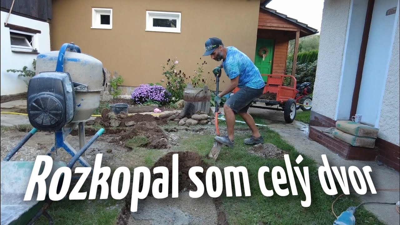 Boleli ma kríže, rozkopal som celý dvor.