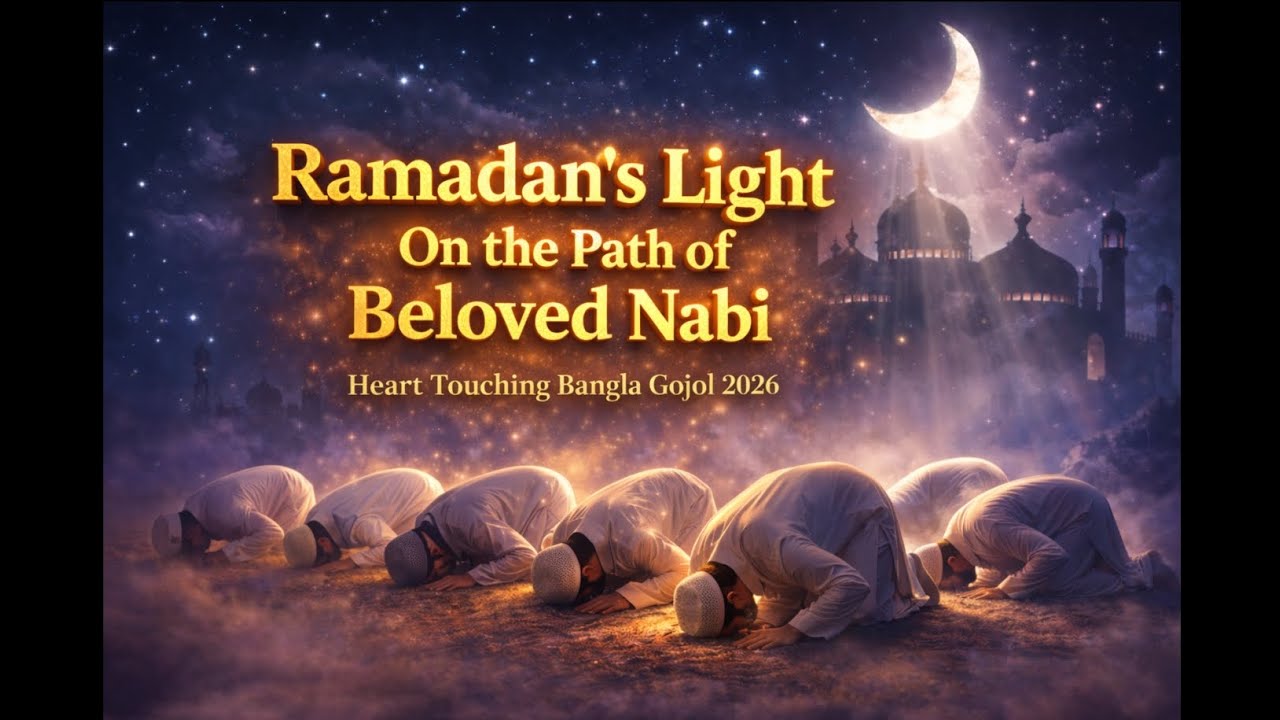 Ramadan's Light On the Path of Beloved Nabi – Heart Touching Bangla Islamic Gojol | Alor Pothe Gojol