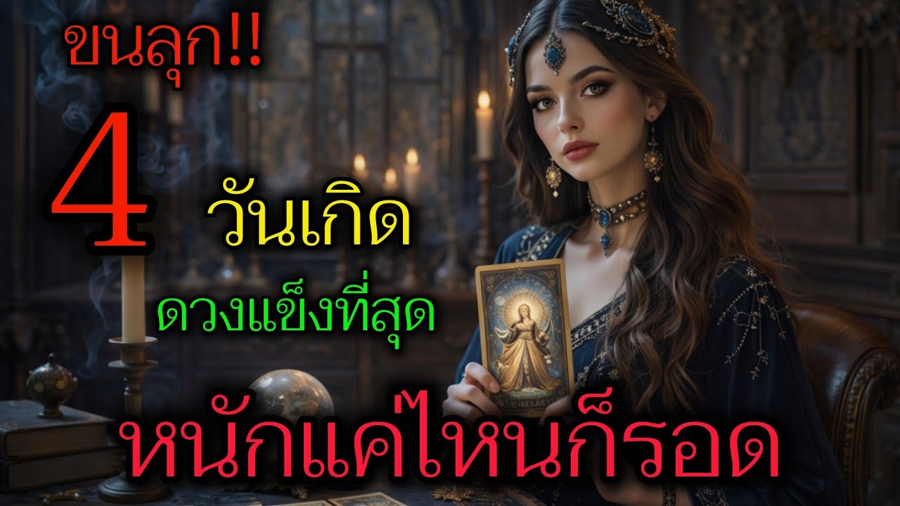 รอดทุกสถานการณ์‼️ 4 วันเกิดที่ดวงแข็ง  ดวงแรง สิ่งศักดิ์สิทธิ์คุ้มครอง✡️✡️
