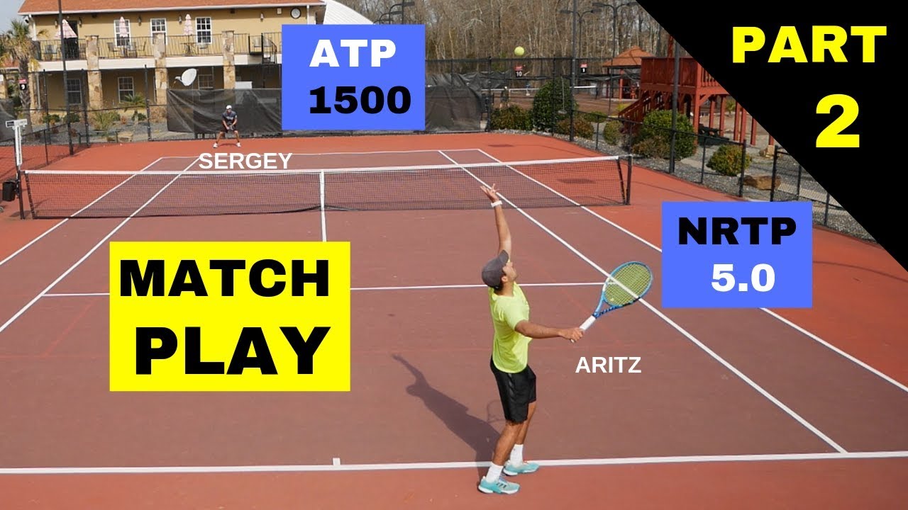 NTRP 5.0 vs. ATP 1500 Tennis Match Play - Part 2 (Aritz vs Sergey)