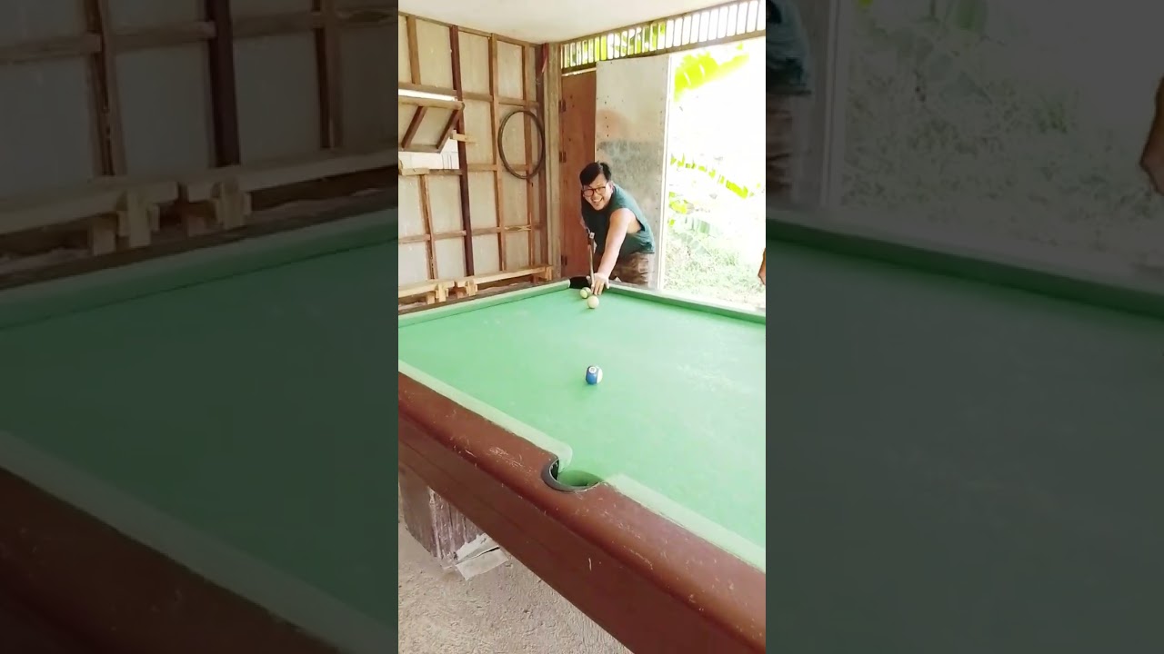 Me & Ryan.. Funny billiard bonding time! Province Life... ☺💕🙏