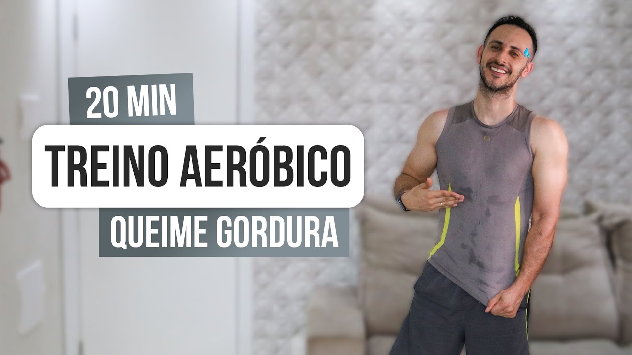 Queime GORDURA com esse TREINO AERÓBICO em CASA!  🔥- Exercícios para emagrecer