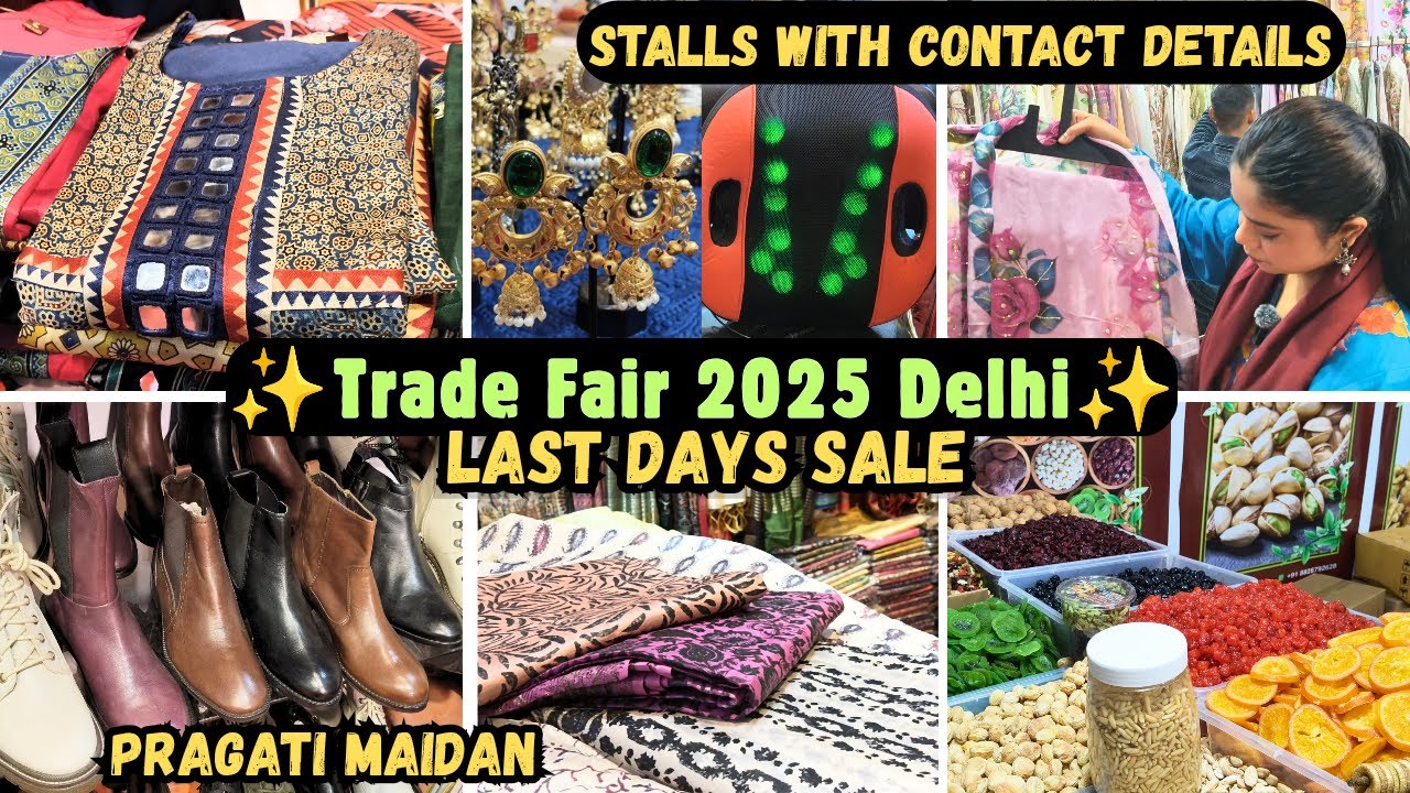 Must Watch Before It Ends! Trade Fair 2025 Delhi | Stalls With Contact Details
