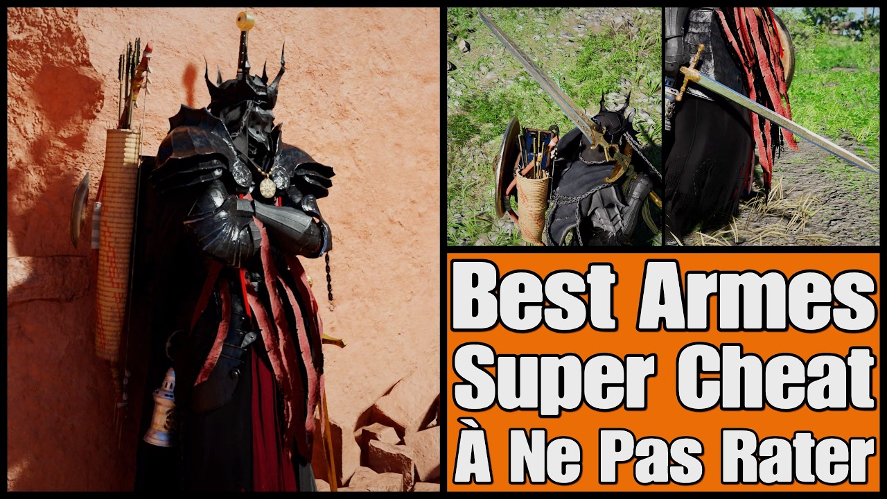 Crimson Desert - 6 Armes Super Cheat / Anneau & &Eacute;p&eacute;e &Eacute;lectricit&eacute;, &Eacute;p&eacute;e Cupidit&eacute; & Armes &Agrave; Feu