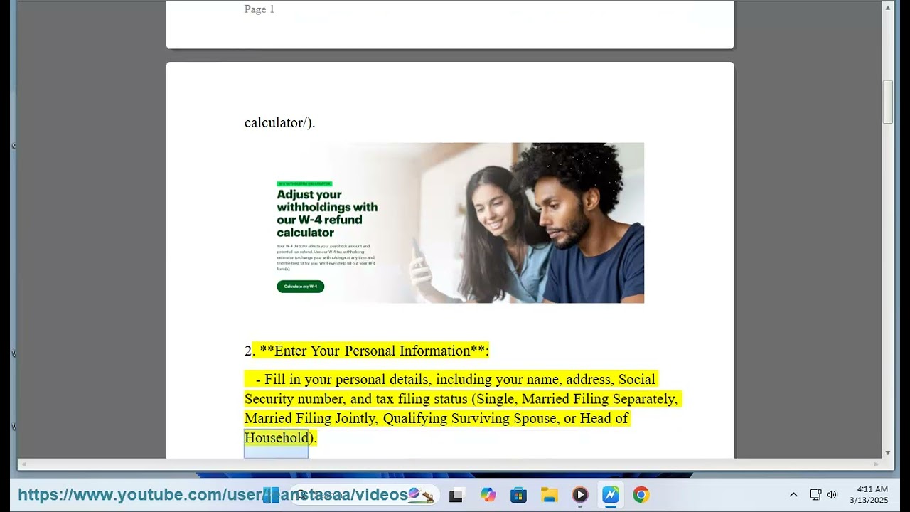 Paycheck calculator: How to get started w/ H&R Block W-4 refund calculator?