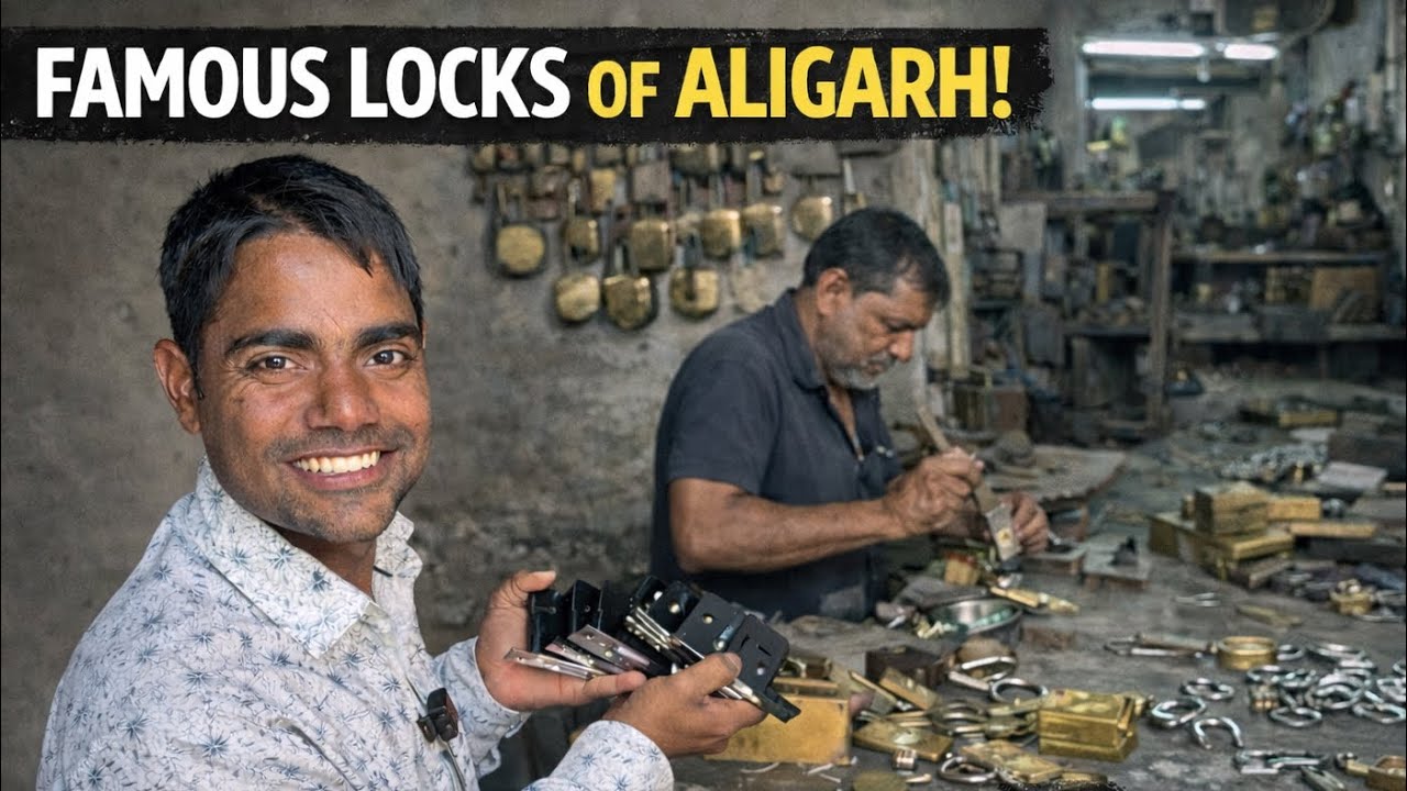 How Famous Aligarh Locks Are Made? | Lock Making Process | Skilled Indian Craftsman