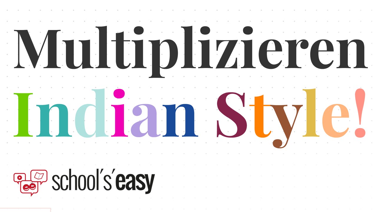 Schneller multiplizieren - Indian Style | Vedische Mathematik