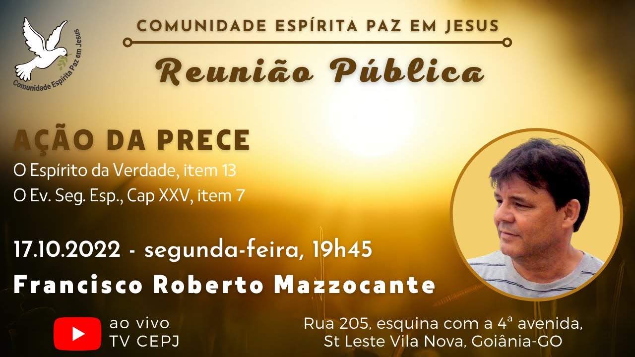 AÇÃO DA PRECE - Francisco Roberto Mazzocante