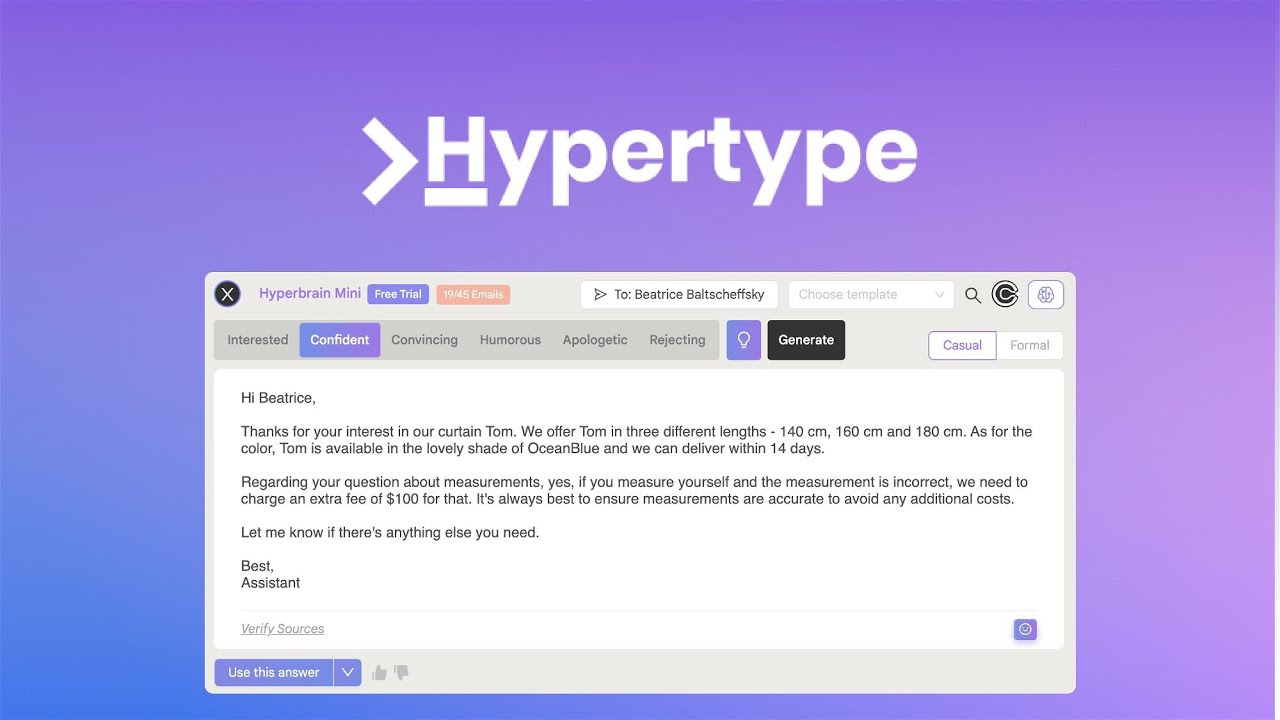 Hypertype Review | Hypertype Lifetime Deal - Automate your email replies with AI