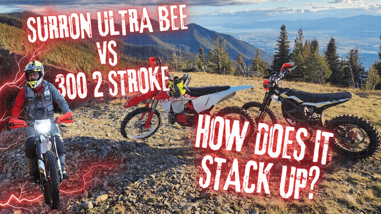 Surron Ultra Bee VS 300 2-Stroke: Can Electric Beat Gas? Singletrack Shootout!