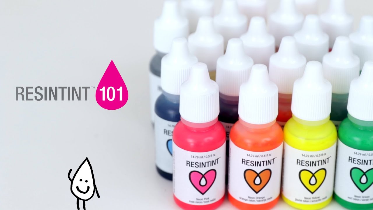 Как покрасить эпоксидную смолу с помощью ResinTint
