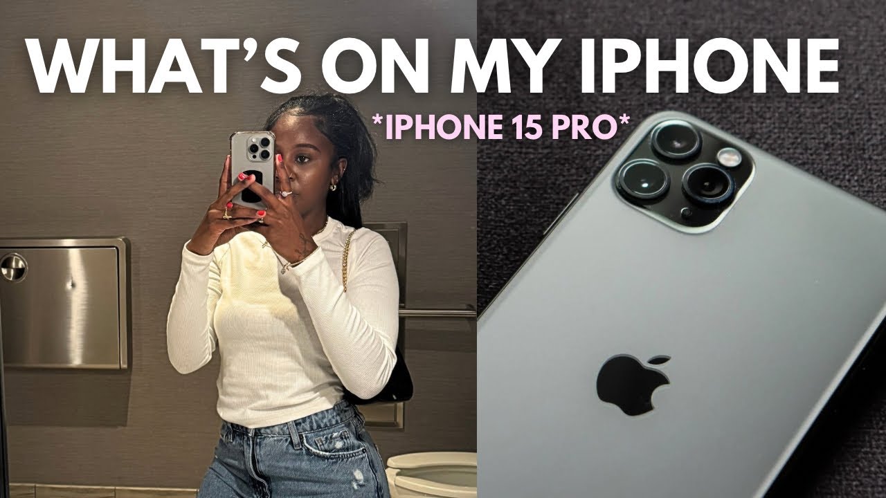 WHAT’S ON MY IPHONE 15 pro? | iOS 18, apps that are essential!