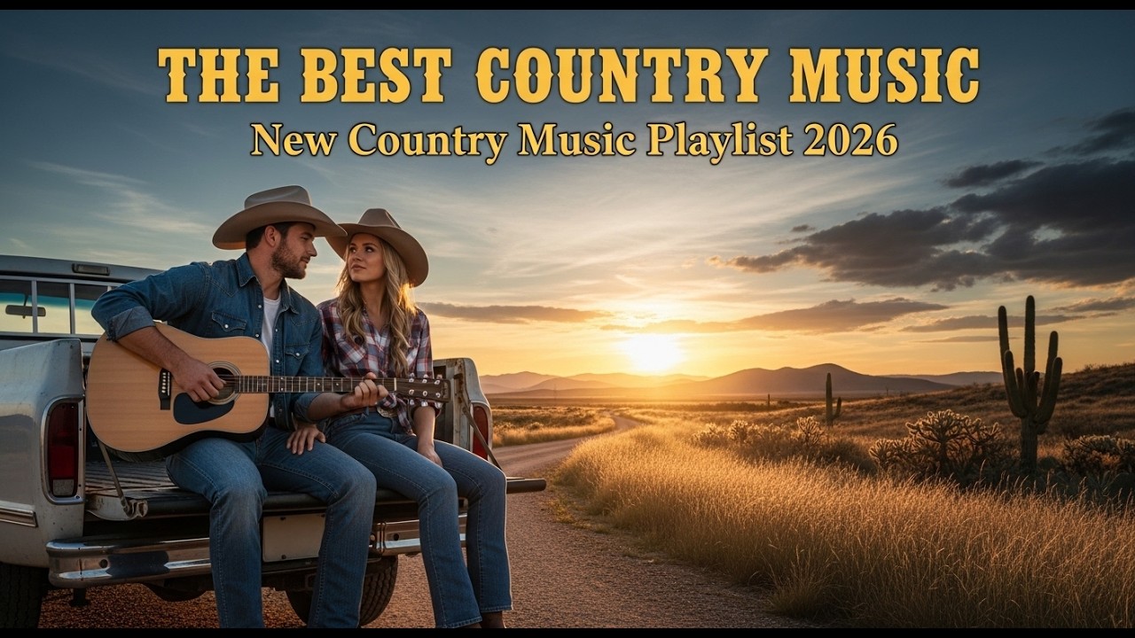 New Country Music Playlist 2026 | Romantic Country Roads at Sundown | Warm Western Ballads