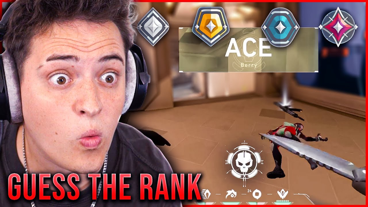 RANKED SYSTEM = FAIL 🚩 | GUESS THE RANK (VALORANT)
