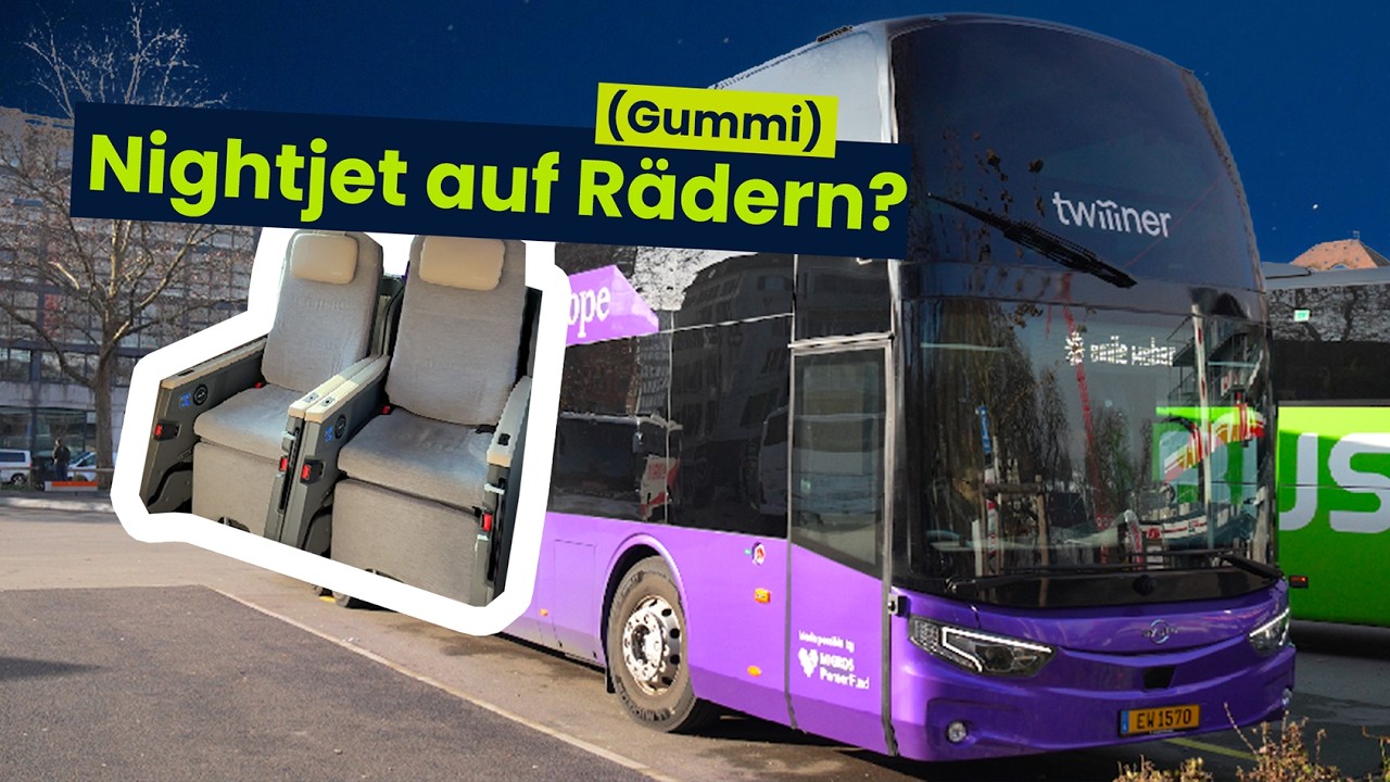 Nachtbus statt Nachtzug? Wir haben Europas ersten Schlaf-Bus getestet! Twiliner