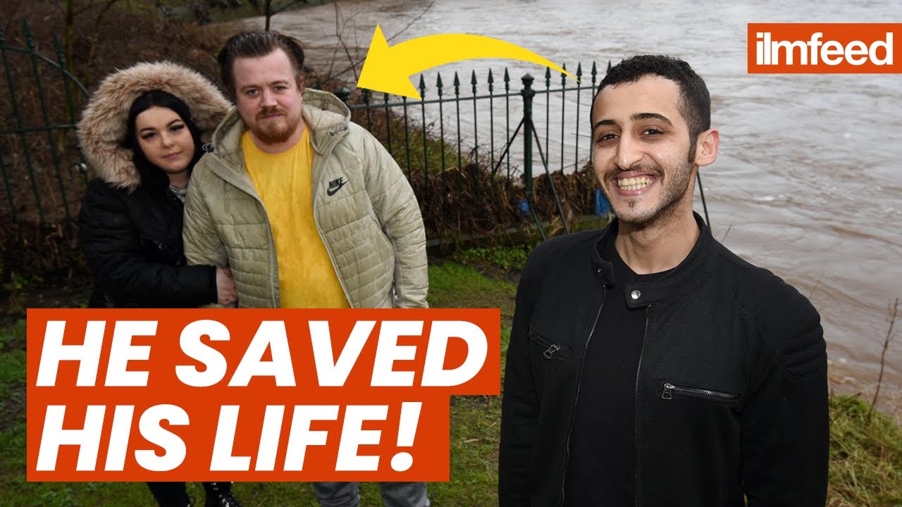 HE SAVED A MAN FROM DROWNING!
