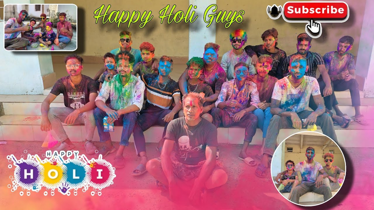 ସମସ୍ତଙ୍କୁ ହେପି ହୋଲି ବହୁତ୍ ଲେଟ୍ ରେ 😜। Holi With Friends Full Entertainment😎.