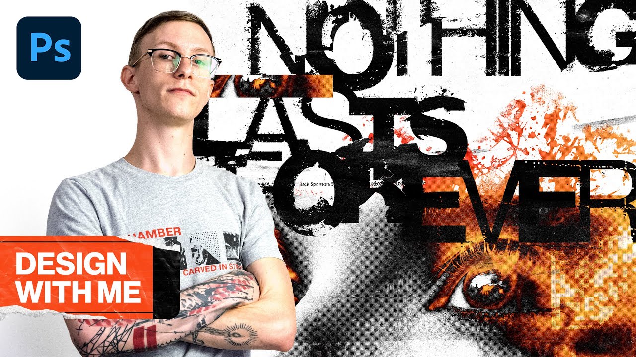 Designing an Experimental Grunge Poster