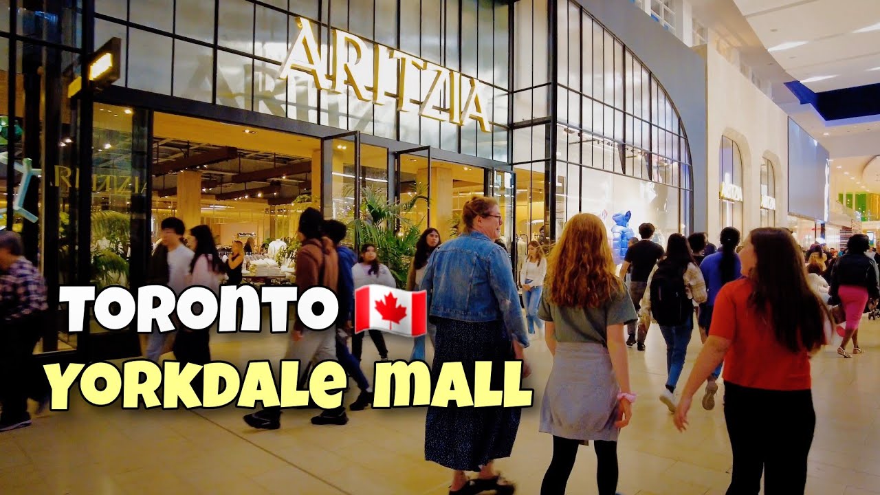 Toronto Yorkdale Shopping Centre Mall, Toronto Canada 4k