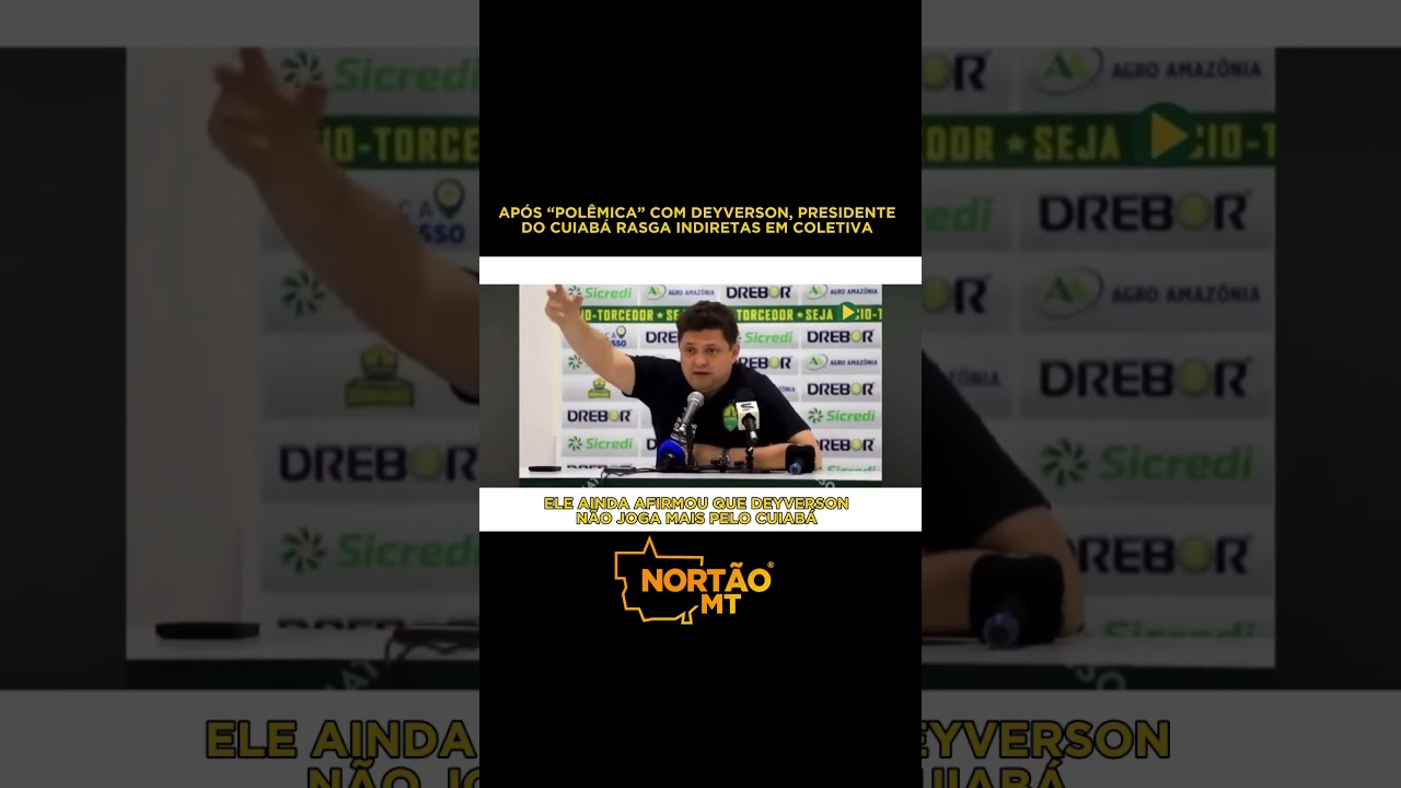 T&eacute;cnico do Cuiab&aacute; revoltado ap&oacute;s pol&ecirc;mica com Deyverson